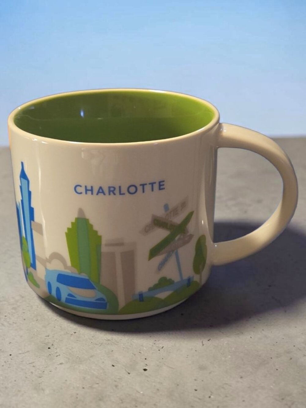 Starbucks Charlotte 14oz You Are Here Mug 2017